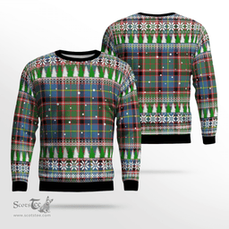 Scottish Norvel (Stirling) Clan Tartan Christmas Ugly Sweater - Plaid Family Ugly Sweater Scottish Plaid Tartan Plaid - ScotsTee - scotstee.com