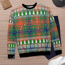 Scottish Wilson Ancient Clan Tartan Christmas Ugly Sweater - Plaid Family Ugly Sweater Scottish Plaid Tartan Plaid - ScotsTee - scotstee.com