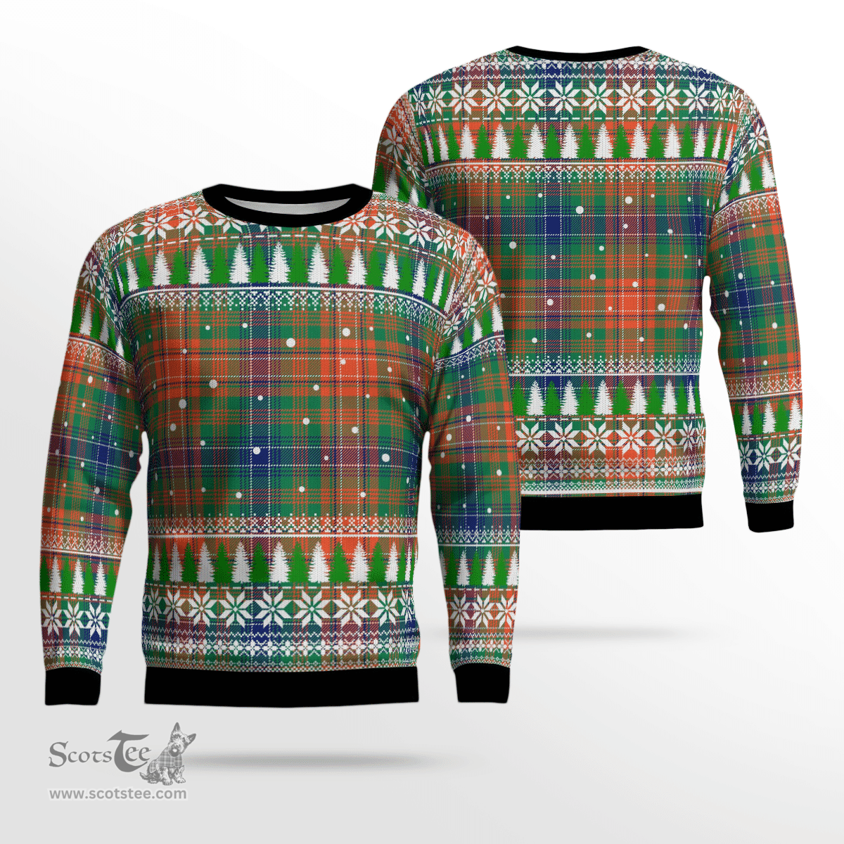 Scottish Wilson Ancient Clan Tartan Christmas Ugly Sweater - Plaid Family Ugly Sweater Scottish Plaid Tartan Plaid - ScotsTee - scotstee.com