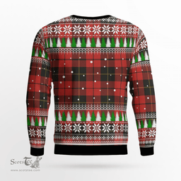 Scottish Wallace Weathered Clan Crest Tartan Christmas Ugly Sweater - Plaid Family Ugly Sweater Scottish Plaid Tartan Plaid - ScotsTee - scotstee.com