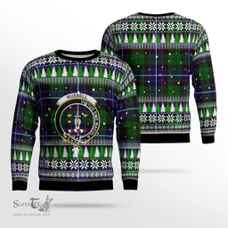 Scottish Russell Modern Clan Crest Tartan Christmas Ugly Sweater - Plaid Family Ugly Sweater Scottish Plaid Tartan Plaid - ScotsTee - scotstee.com