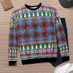 Scottish Trotter Clan Tartan Christmas Ugly Sweater - Plaid Family Ugly Sweater Scottish Plaid Tartan Plaid - ScotsTee - scotstee.com