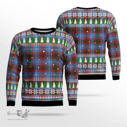 Scottish Trotter Clan Tartan Christmas Ugly Sweater - Plaid Family Ugly Sweater Scottish Plaid Tartan Plaid - ScotsTee - scotstee.com