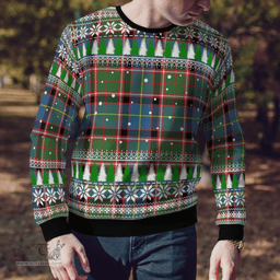 Scottish Stirling (of Keir) Clan Tartan Christmas Ugly Sweater - Plaid Family Ugly Sweater Scottish Plaid Tartan Plaid - ScotsTee - scotstee.com