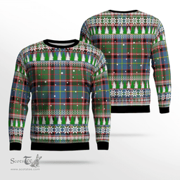 Scottish Stirling (of Keir) Clan Tartan Christmas Ugly Sweater - Plaid Family Ugly Sweater Scottish Plaid Tartan Plaid - ScotsTee - scotstee.com