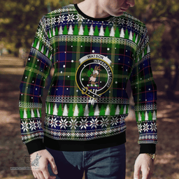 Scottish Watson Modern Clan Crest Tartan Christmas Ugly Sweater - Plaid Family Ugly Sweater Scottish Plaid Tartan Plaid - ScotsTee - scotstee.com