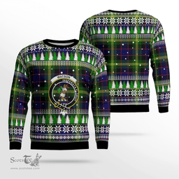 Scottish Watson Modern Clan Crest Tartan Christmas Ugly Sweater - Plaid Family Ugly Sweater Scottish Plaid Tartan Plaid - ScotsTee - scotstee.com
