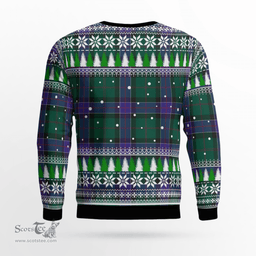 Scottish Sinclair Hunting Modern Clan Crest Tartan Christmas Ugly Sweater - Plaid Family Ugly Sweater Scottish Plaid Tartan Plaid - ScotsTee - scotstee.com