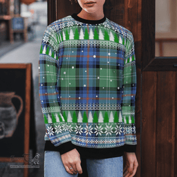 Scottish Sutherland Old Ancient Clan Tartan Christmas Ugly Sweater - Plaid Family Ugly Sweater Scottish Plaid Tartan Plaid - ScotsTee - scotstee.com