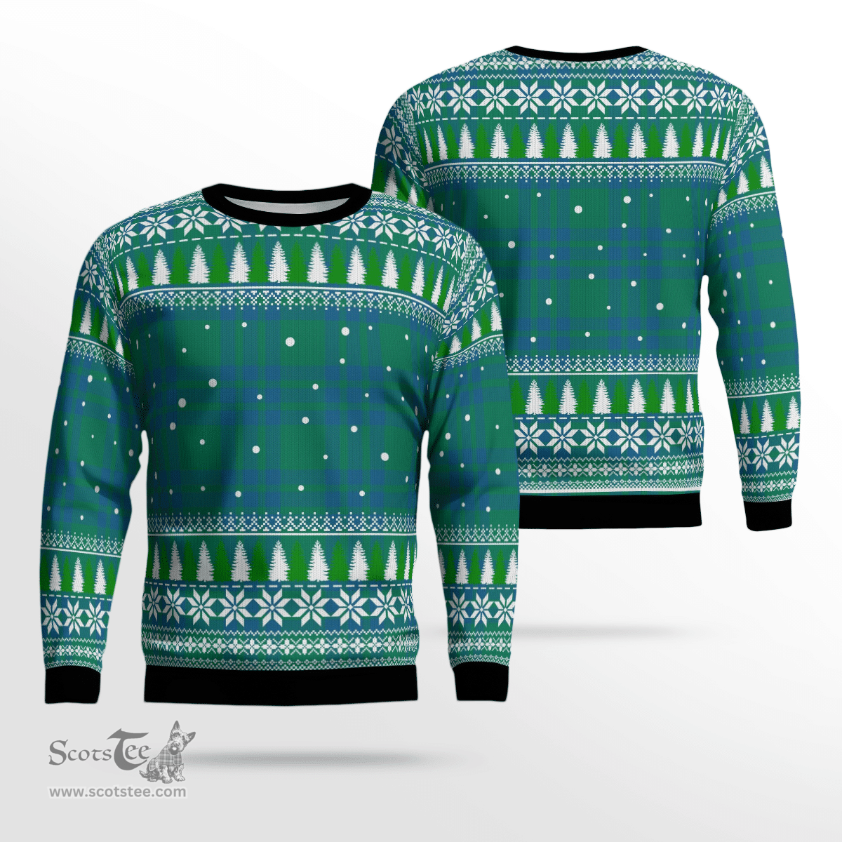 Scottish Montgomery Ancient Clan Tartan Christmas Ugly Sweater - Plaid Family Ugly Sweater Scottish Plaid Tartan Plaid - ScotsTee - scotstee.com