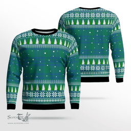 Scottish Montgomery Ancient Clan Tartan Christmas Ugly Sweater - Plaid Family Ugly Sweater Scottish Plaid Tartan Plaid - ScotsTee - scotstee.com