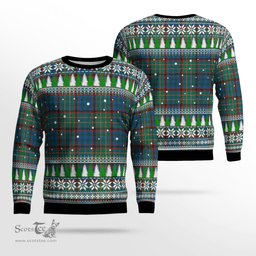 Scottish Nicolson Hunting Ancient Clan Tartan Christmas Ugly Sweater - Plaid Family Ugly Sweater Scottish Plaid Tartan Plaid - ScotsTee - scotstee.com