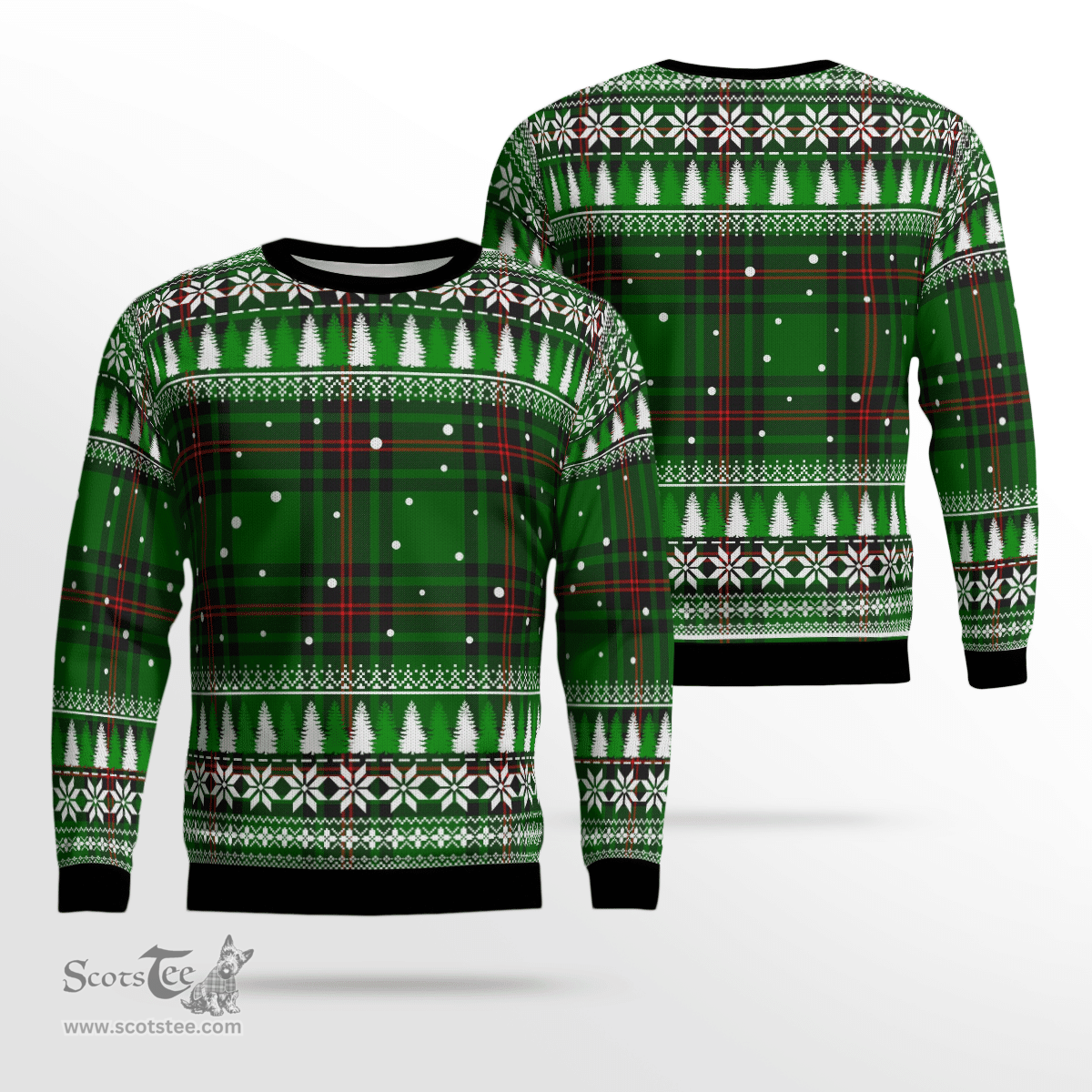 Scottish Orrock (Fife) Clan Tartan Christmas Ugly Sweater - Plaid Family Ugly Sweater Scottish Plaid Tartan Plaid - ScotsTee - scotstee.com