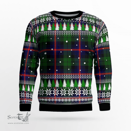 Scottish Urquhart Modern Clan Tartan Christmas Ugly Sweater - Plaid Family Ugly Sweater Scottish Plaid Tartan Plaid - ScotsTee - scotstee.com