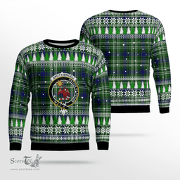 Scottish Spottiswood (Tweedside) Clan Crest Tartan Christmas Ugly Sweater - Plaid Family Ugly Sweater Scottish Plaid Tartan Plaid - ScotsTee - scotstee.com