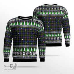 Scottish Spalding Murray of Atholl Modern Clan Tartan Christmas Ugly Sweater - Plaid Family Ugly Sweater Scottish Plaid Tartan Plaid - ScotsTee - scotstee.com