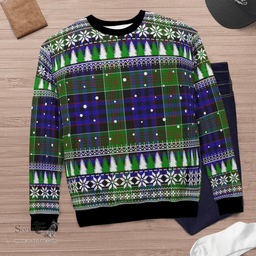 Scottish Newman Clan Tartan Christmas Ugly Sweater - Plaid Family Ugly Sweater Scottish Plaid Tartan Plaid - ScotsTee - scotstee.com