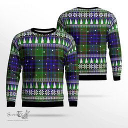 Scottish Newman Clan Tartan Christmas Ugly Sweater - Plaid Family Ugly Sweater Scottish Plaid Tartan Plaid - ScotsTee - scotstee.com