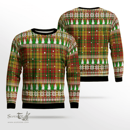Scottish Strathearn Modern Clan Tartan Christmas Ugly Sweater - Plaid Family Ugly Sweater Scottish Plaid Tartan Plaid - ScotsTee - scotstee.com