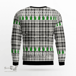 Scottish Scott Black & White Ancient Clan Crest Tartan Christmas Ugly Sweater - Plaid Family Ugly Sweater Scottish Plaid Tartan Plaid - ScotsTee - scotstee.com