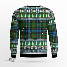 Scottish Newlands Clan Crest Tartan Christmas Ugly Sweater - Plaid Family Ugly Sweater Scottish Plaid Tartan Plaid - ScotsTee - scotstee.com