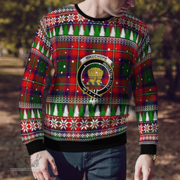 Scottish Wauchope Clan Crest Tartan Christmas Ugly Sweater - Plaid Family Ugly Sweater Scottish Plaid Tartan Plaid - ScotsTee - scotstee.com