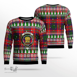 Scottish Wauchope Clan Crest Tartan Christmas Ugly Sweater - Plaid Family Ugly Sweater Scottish Plaid Tartan Plaid - ScotsTee - scotstee.com
