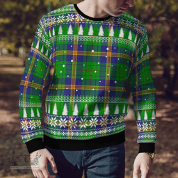 Scottish New Mexico Clan Tartan Christmas Ugly Sweater - Plaid Family Ugly Sweater Scottish Plaid Tartan Plaid - ScotsTee - scotstee.com