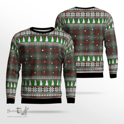 Scottish Scott Brown Ancient Clan Tartan Christmas Ugly Sweater - Plaid Family Ugly Sweater Scottish Plaid Tartan Plaid - ScotsTee - scotstee.com