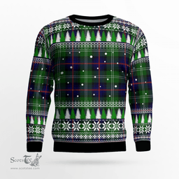 Scottish Sutherland Modern Clan Tartan Christmas Ugly Sweater - Plaid Family Ugly Sweater Scottish Plaid Tartan Plaid - ScotsTee - scotstee.com