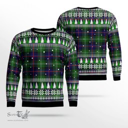 Scottish Sutherland Modern Clan Tartan Christmas Ugly Sweater - Plaid Family Ugly Sweater Scottish Plaid Tartan Plaid - ScotsTee - scotstee.com