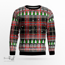 Scottish Norwegian Night Clan Tartan Christmas Ugly Sweater - Plaid Family Ugly Sweater Scottish Plaid Tartan Plaid - ScotsTee - scotstee.com
