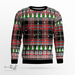 Scottish Norwegian Night Clan Tartan Christmas Ugly Sweater - Plaid Family Ugly Sweater Scottish Plaid Tartan Plaid - ScotsTee - scotstee.com