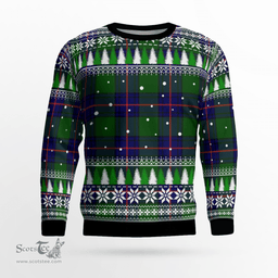 Scottish Shaw Modern Clan Tartan Christmas Ugly Sweater - Plaid Family Ugly Sweater Scottish Plaid Tartan Plaid - ScotsTee - scotstee.com