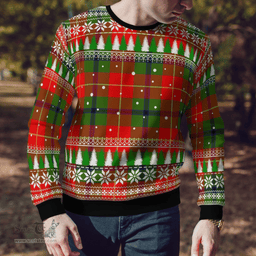Scottish Turnbull Dress Clan Tartan Christmas Ugly Sweater - Plaid Family Ugly Sweater Scottish Plaid Tartan Plaid - ScotsTee - scotstee.com