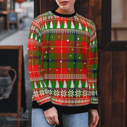 Scottish Turnbull Dress Clan Tartan Christmas Ugly Sweater - Plaid Family Ugly Sweater Scottish Plaid Tartan Plaid - ScotsTee - scotstee.com