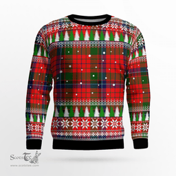 Scottish Nicolson Modern Clan Tartan Christmas Ugly Sweater - Plaid Family Ugly Sweater Scottish Plaid Tartan Plaid - ScotsTee - scotstee.com