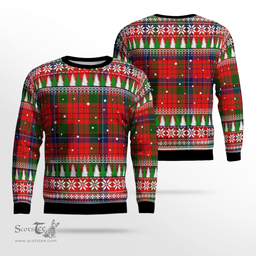 Scottish Nicolson Modern Clan Tartan Christmas Ugly Sweater - Plaid Family Ugly Sweater Scottish Plaid Tartan Plaid - ScotsTee - scotstee.com