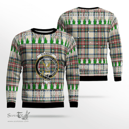 Scottish Stewart Dress Ancient Clan Crest Tartan Christmas Ugly Sweater - Plaid Family Ugly Sweater Scottish Plaid Tartan Plaid - ScotsTee - scotstee.com