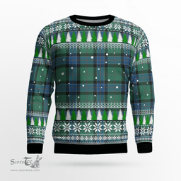Scottish Sinclair Hunting Ancient Clan Tartan Christmas Ugly Sweater - Plaid Family Ugly Sweater Scottish Plaid Tartan Plaid - ScotsTee - scotstee.com