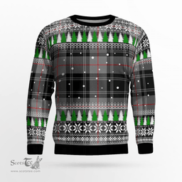 Scottish Moffat Modern Clan Tartan Christmas Ugly Sweater - Plaid Family Ugly Sweater Scottish Plaid Tartan Plaid - ScotsTee - scotstee.com