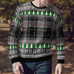 Scottish Moffat Modern Clan Tartan Christmas Ugly Sweater - Plaid Family Ugly Sweater Scottish Plaid Tartan Plaid - ScotsTee - scotstee.com