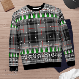 Scottish Moffat Modern Clan Tartan Christmas Ugly Sweater - Plaid Family Ugly Sweater Scottish Plaid Tartan Plaid - ScotsTee - scotstee.com