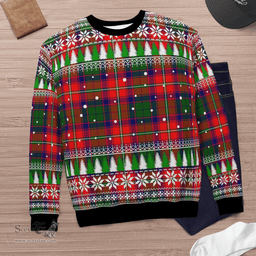 Scottish Wauchope Clan Tartan Christmas Ugly Sweater - Plaid Family Ugly Sweater Scottish Plaid Tartan Plaid - ScotsTee - scotstee.com