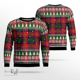 Scottish Wauchope Clan Tartan Christmas Ugly Sweater - Plaid Family Ugly Sweater Scottish Plaid Tartan Plaid - ScotsTee - scotstee.com