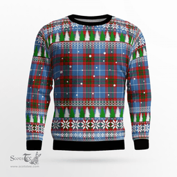 Scottish Newton (Edingburg) Clan Tartan Christmas Ugly Sweater - Plaid Family Ugly Sweater Scottish Plaid Tartan Plaid - ScotsTee - scotstee.com