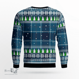 Scottish US Navy Clan Tartan Christmas Ugly Sweater - Plaid Family Ugly Sweater Scottish Plaid Tartan Plaid - ScotsTee - scotstee.com