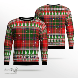 Scottish Somerville Modern Clan Tartan Christmas Ugly Sweater - Plaid Family Ugly Sweater Scottish Plaid Tartan Plaid - ScotsTee - scotstee.com