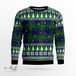 Scottish Oliphant Modern Clan Tartan Christmas Ugly Sweater - Plaid Family Ugly Sweater Scottish Plaid Tartan Plaid - ScotsTee - scotstee.com