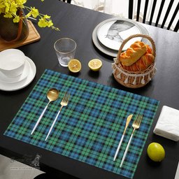 Scottish Campbell Ancient 01 Clan Tartan Placemat - Tartan Kitchen Decor Scottish Plaid Tartan Plaid - ScotsTee - scotstee.com